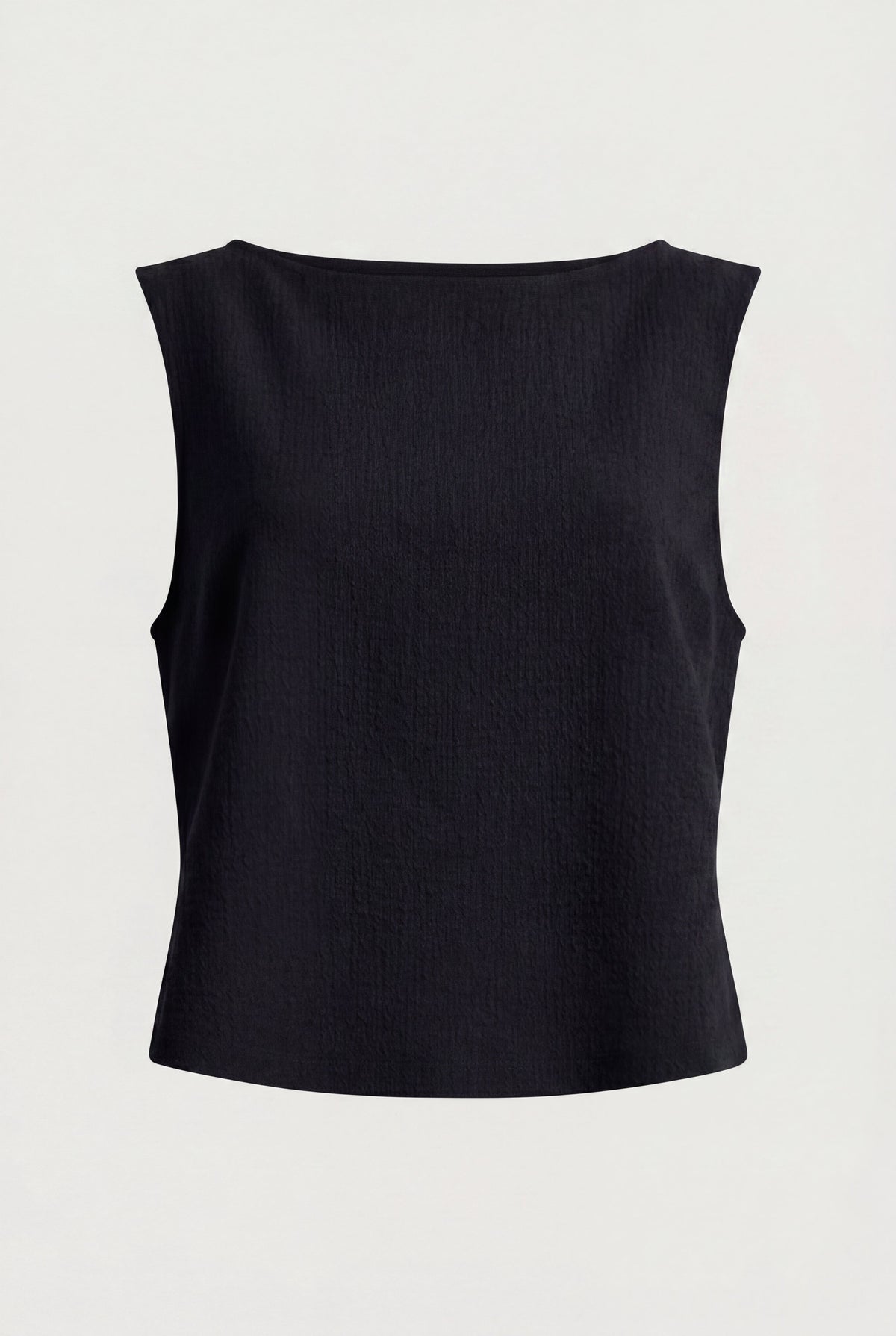 COTTON BLEND SLEEVELESS TANK TOP