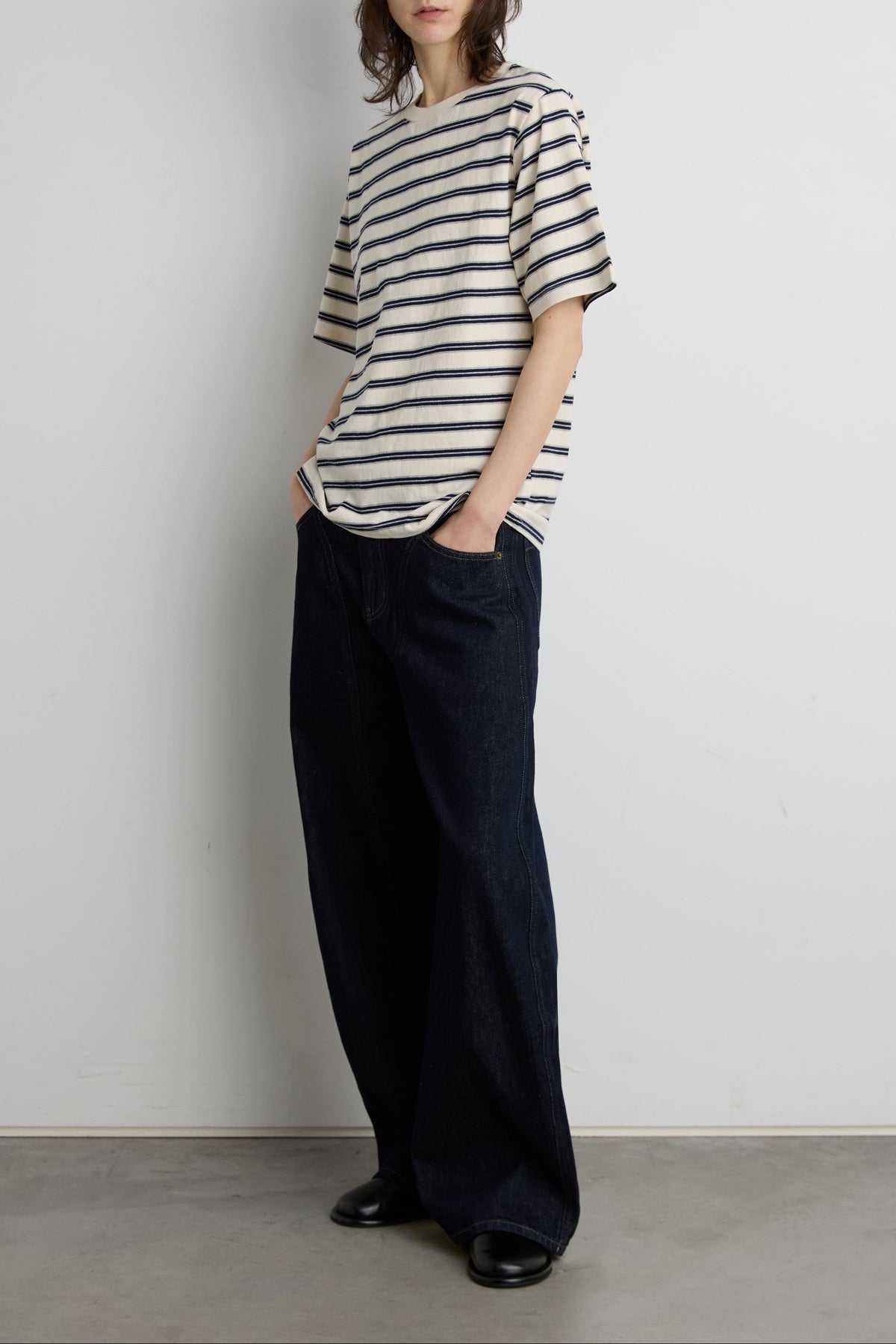 STRIPED COTTON T-SHIRT