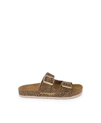 Zatix Mules - Suede Zebra