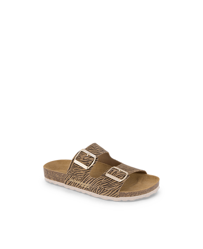 Zatix Mules - Suede Zebra