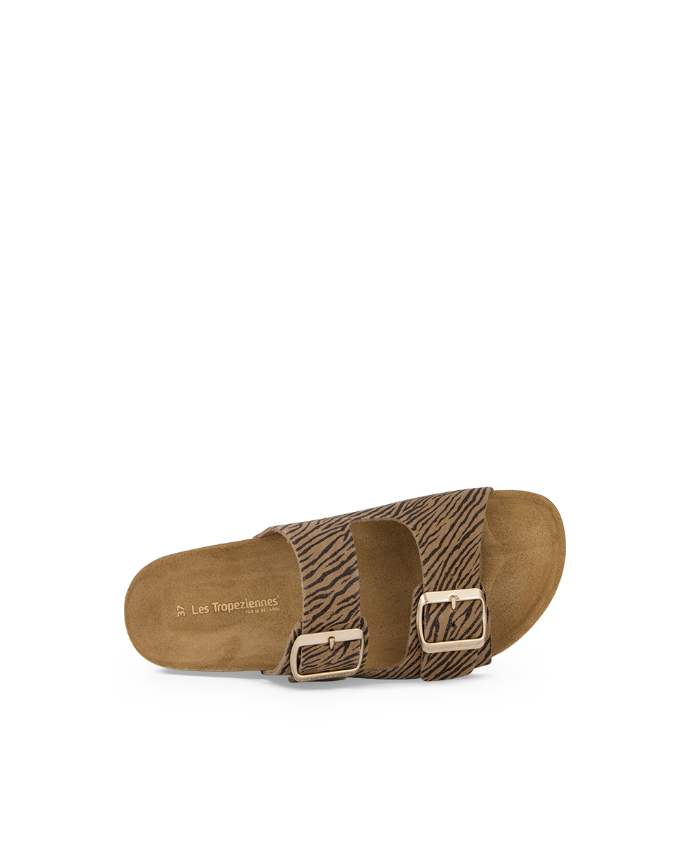 Zatix Mules - Suede Zebra