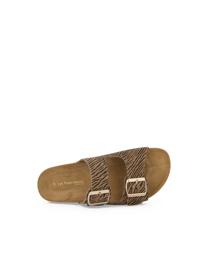 Zatix Mules - Suede Zebra