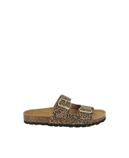 Zatix Mules - Suede Leopard