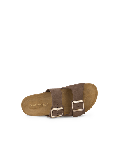 Zatix Mules - Suede Taupe