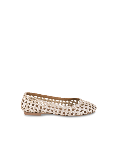 Ziggy Ballerina Flats - Gold