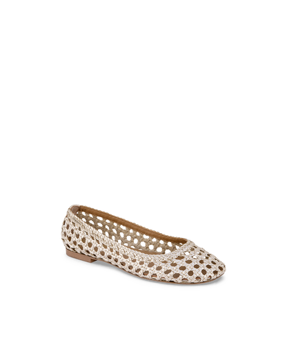 Ziggy Ballerina Flats - Gold