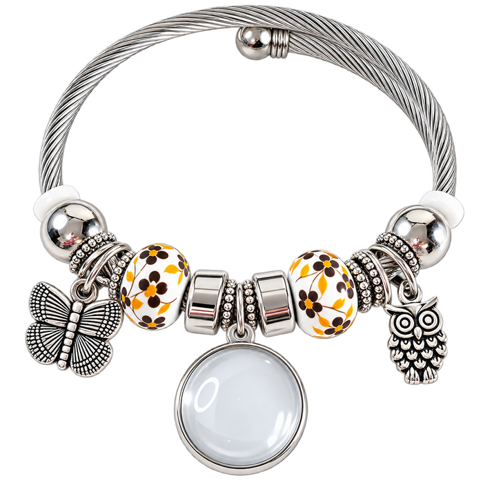 A Memory to Wear | Personalized Photo Charm Bracelet