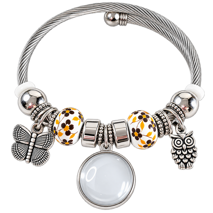 A Memory to Wear | Personalized Photo Charm Bracelet
