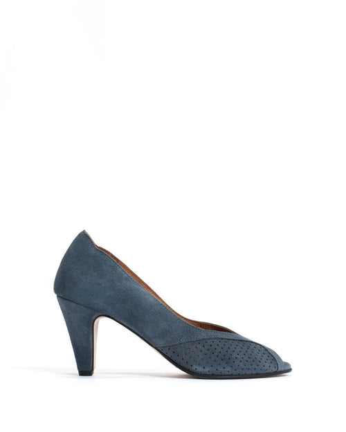 Alania Calf Suede Denim Blue - Anonymous Copenhagen