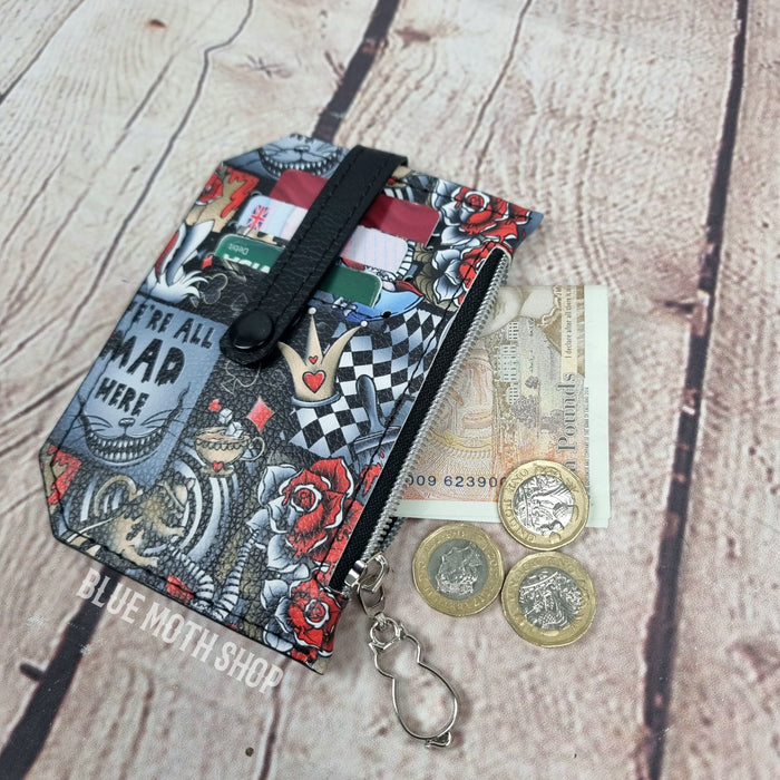Alice in Wonderland Slim Pocket Purse Wallet