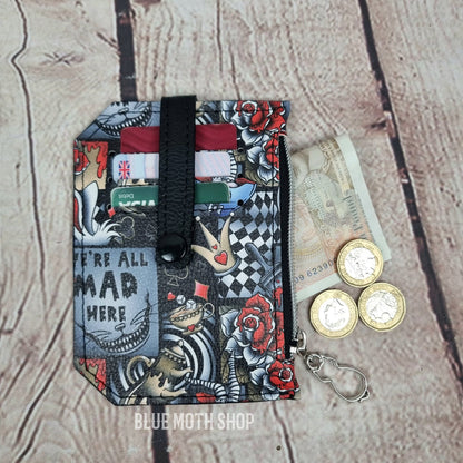 Alice in Wonderland Slim Pocket Purse Wallet