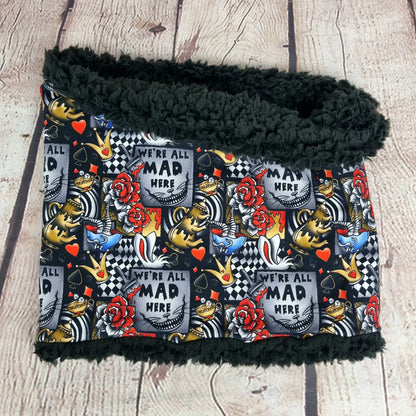Alice in Wonderland snood scarf