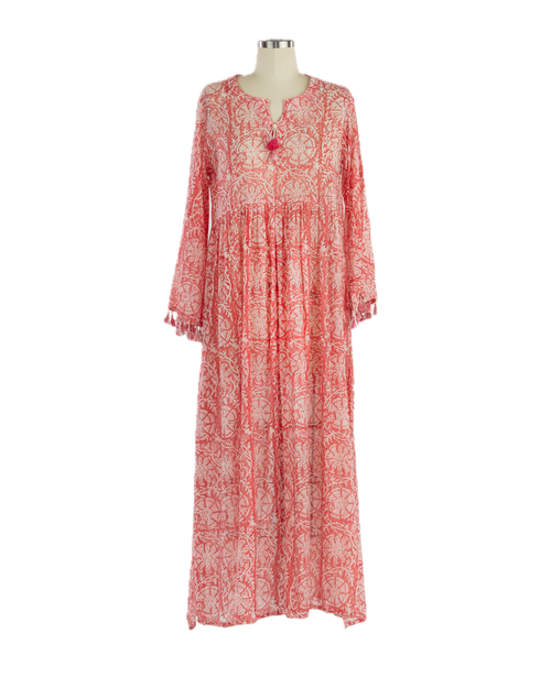 Aliya Malaga Coral Summer Dress