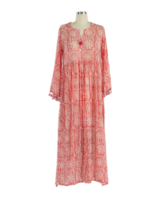 Aliya Malaga Coral Summer Dress