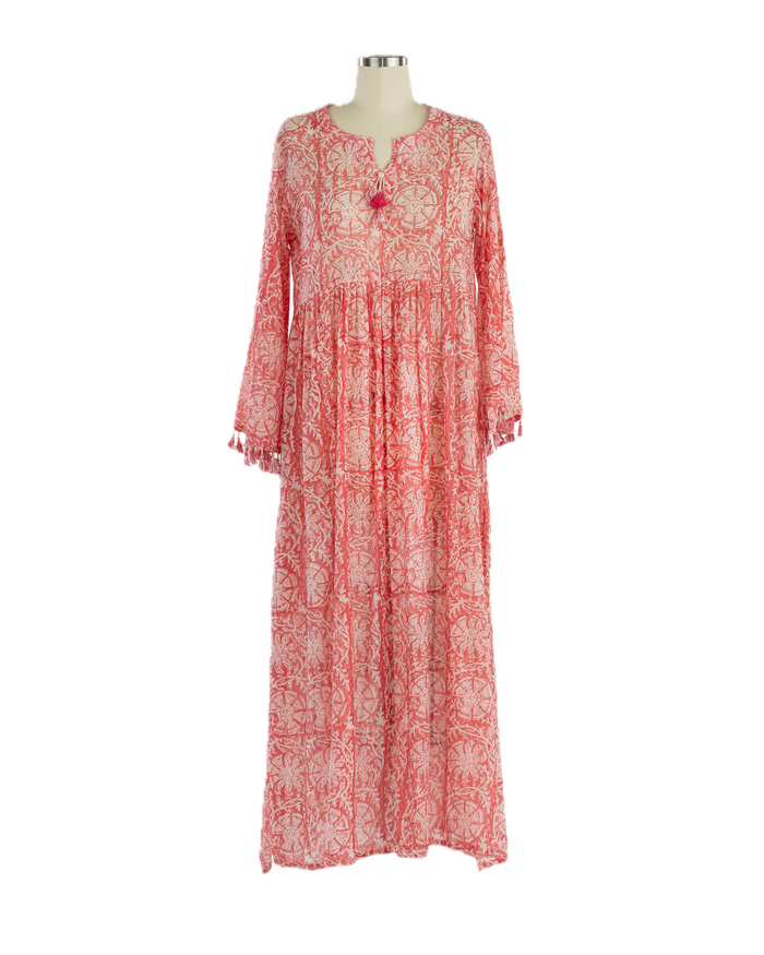 Aliya Malaga Coral Summer Dress