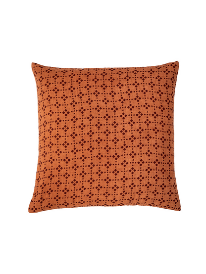 Anjali Dots Cinnamon/Brown Decorative Pillow Cover
