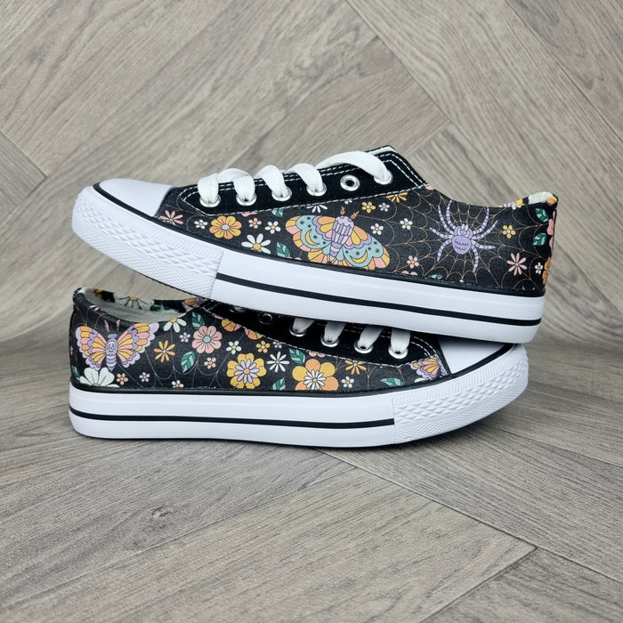 Autumn Floral Moth women sneakers