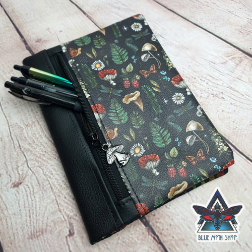 Autumn Mushrooms Notebook with removable cover A5