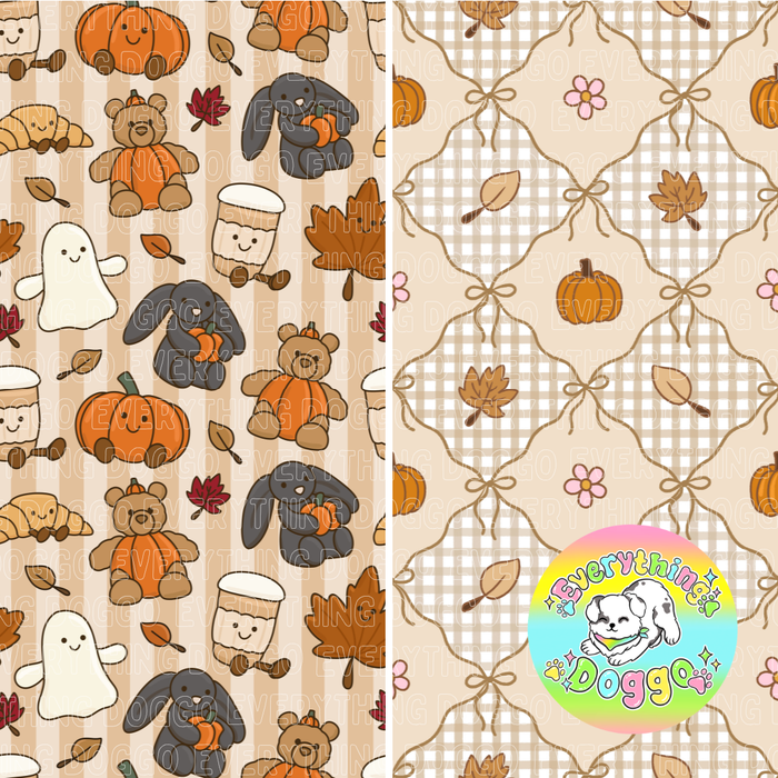 Autumn Snuggles - Bandana (Reversible)