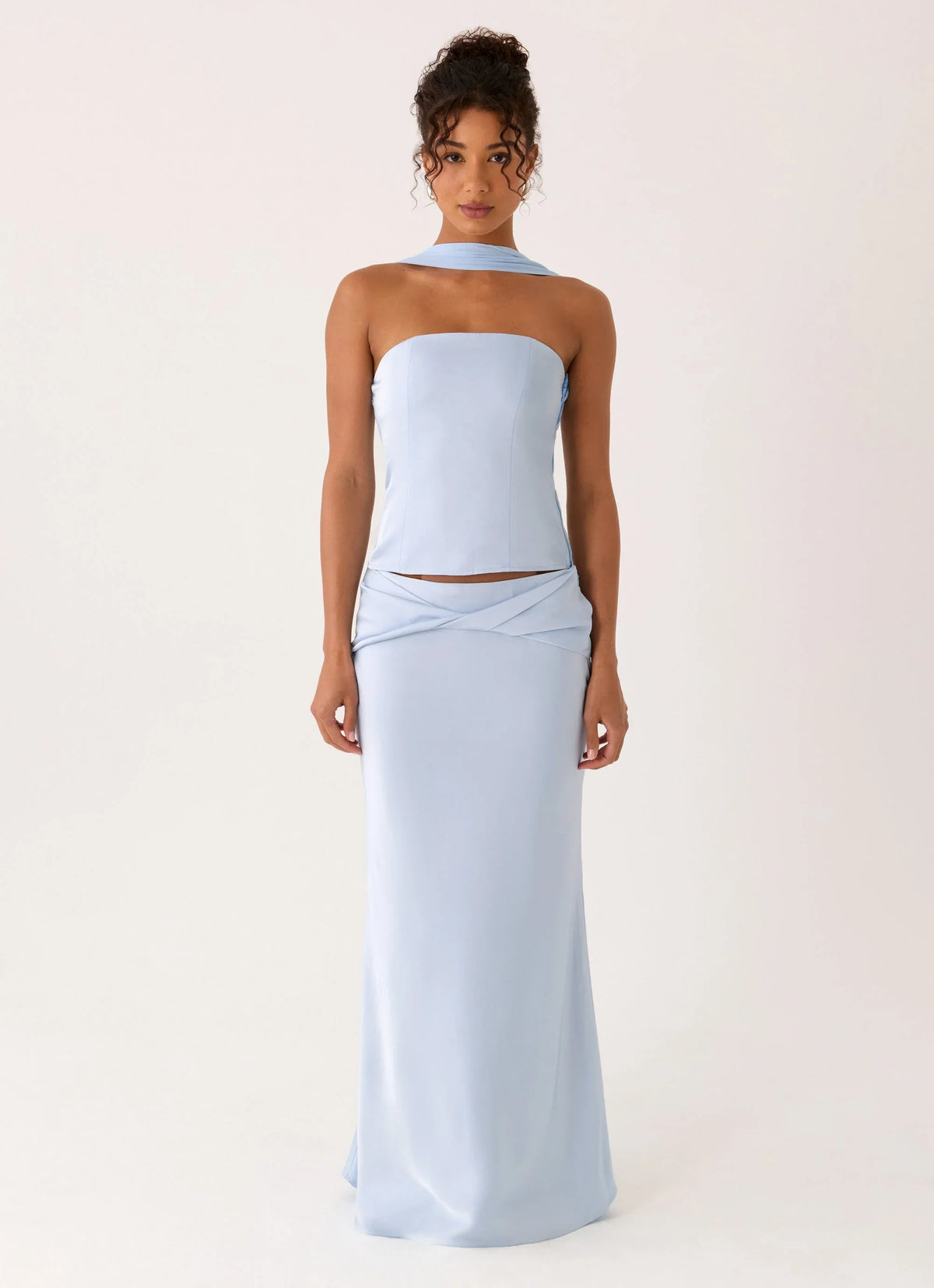 Bridgeta Maxi Skirt - Blue