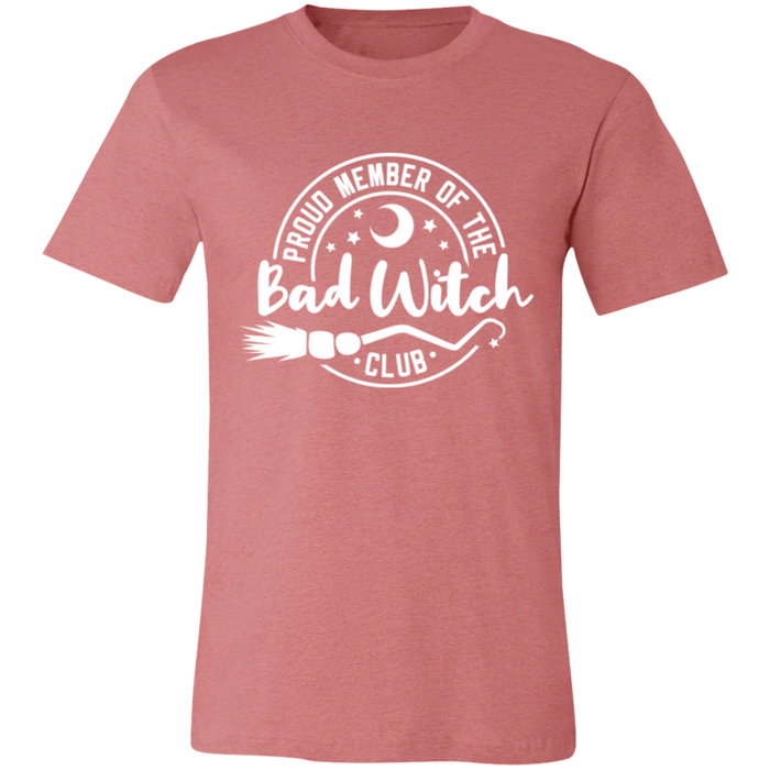 Bad Witch Club graphic t-shirt in Heather Mauve