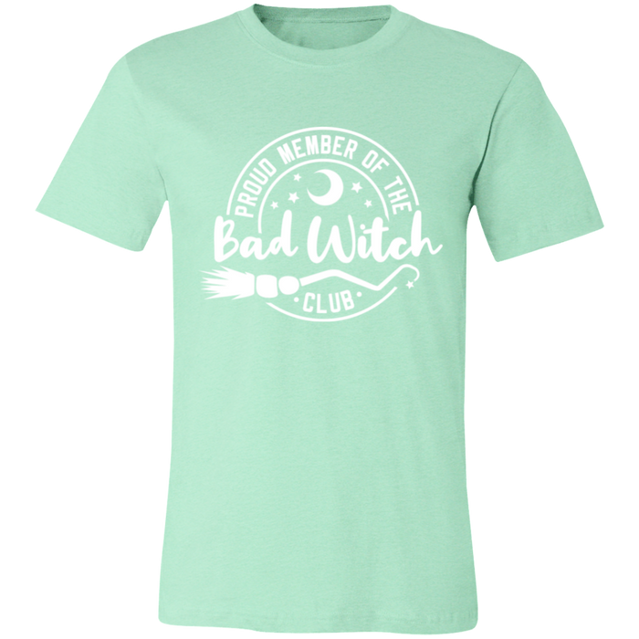 Bad Witch Club graphic t-shirt in Heather Mint