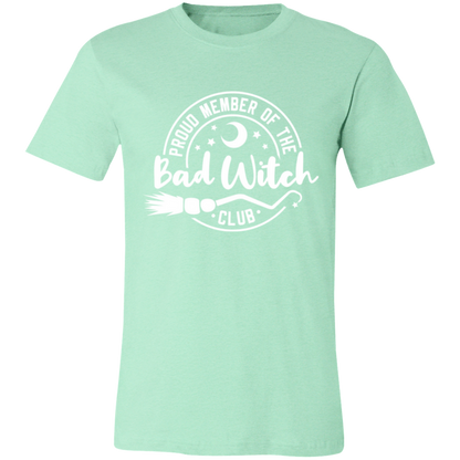 Bad Witch Club graphic t-shirt in Heather Mint