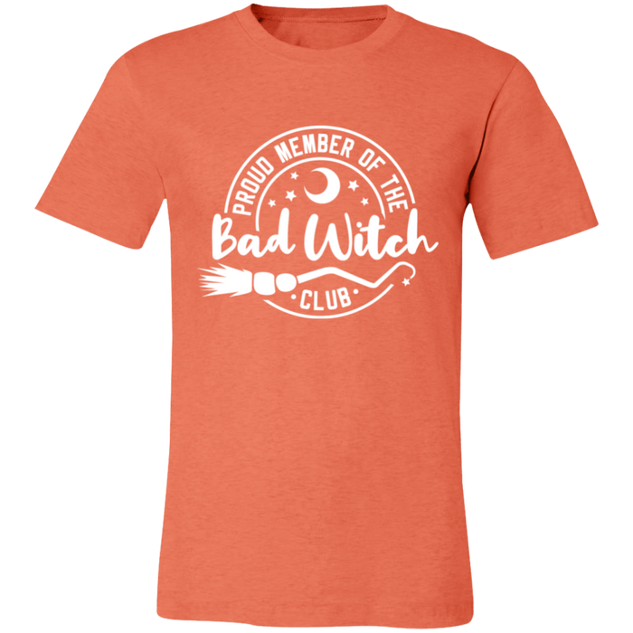 Bad Witch Club graphic t-shirt in Heather Orange