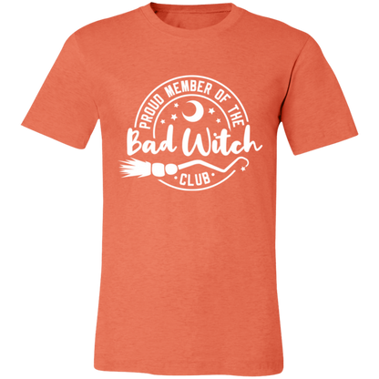 Bad Witch Club graphic t-shirt in Heather Orange