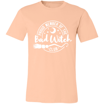 Bad Witch Club graphic t-shirt in Heather Peach