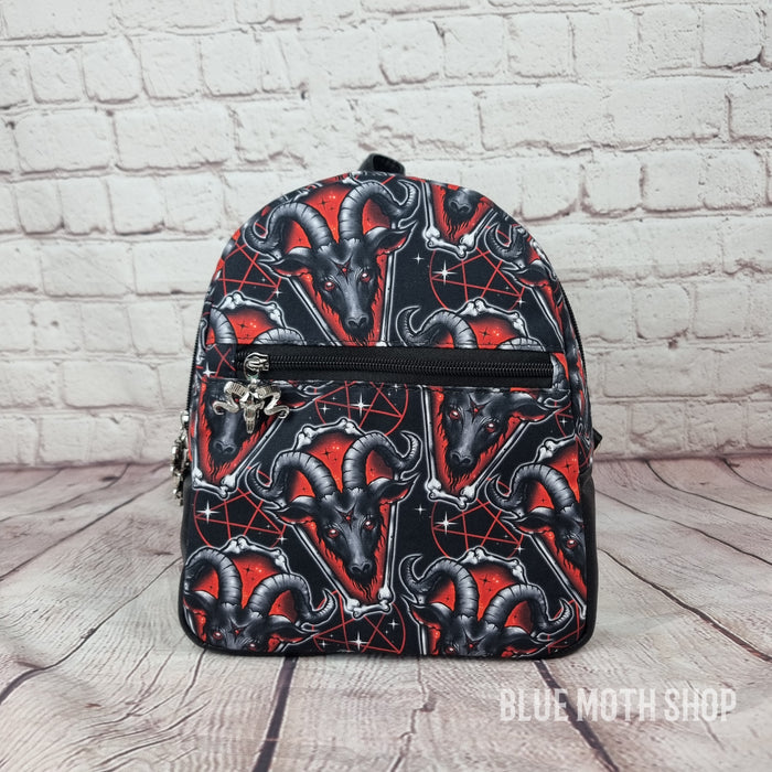 Baphomed Goat Handmade Backpack