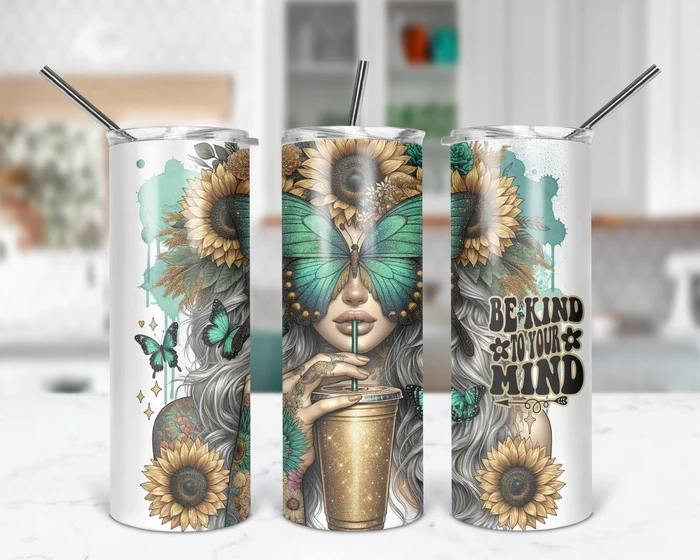 Be Kind to Your Mind 20 oz Tumbler | 1314 Creations