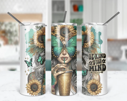 Be Kind to Your Mind 20 oz Tumbler | 1314 Creations