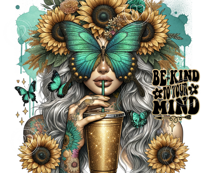 Be Kind to Your Mind 20 oz Tumbler | 1314 Creations