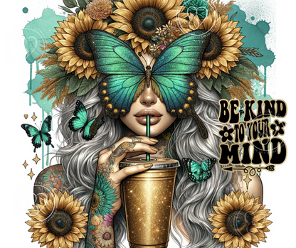 Be Kind to Your Mind 20 oz Tumbler | 1314 Creations