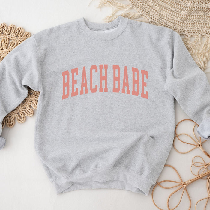 Beach Babe Varsity crewneck sweatshirt