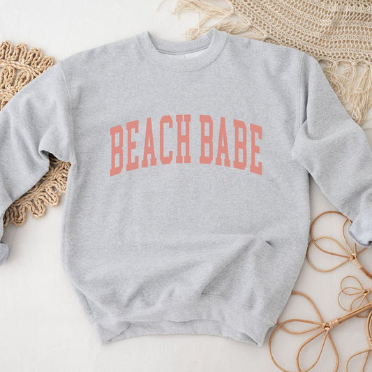 Beach Babe Varsity crewneck sweatshirt