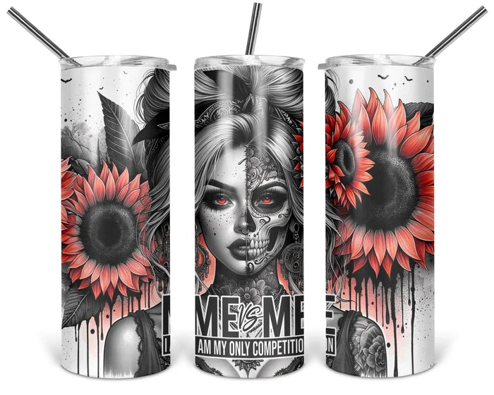 Becoming Her | Me Vs Me 20 oz Tumbler | 1314 Creations