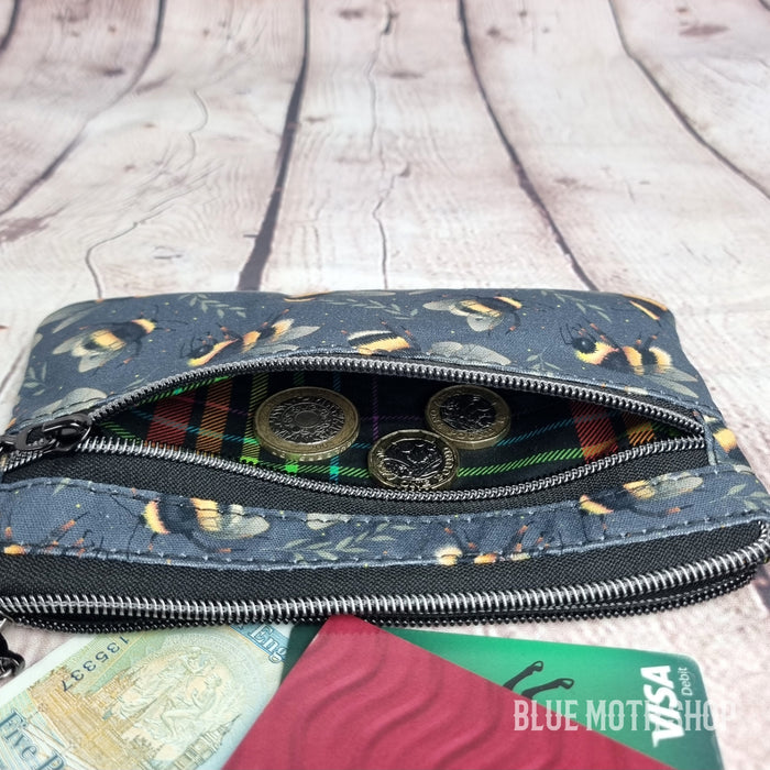 Bee Eco Cotton Canvas Slim Purse Wallet