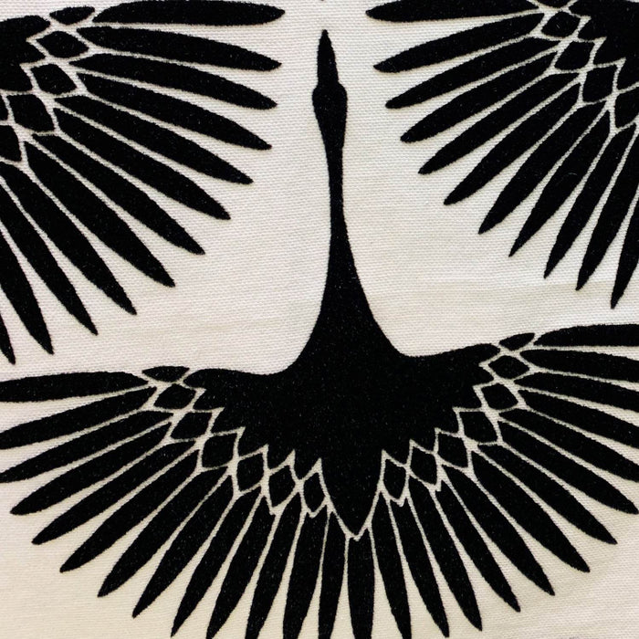 Black Swan Black Animal Motif Luxury Throw Pillow - Plutus Brands