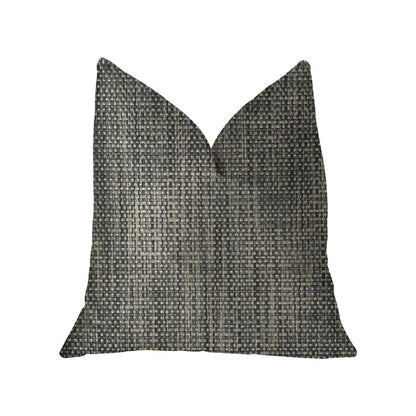 Bluejay Cayne Blue and Gray Luxury Throw Pillow - Plutus Brands