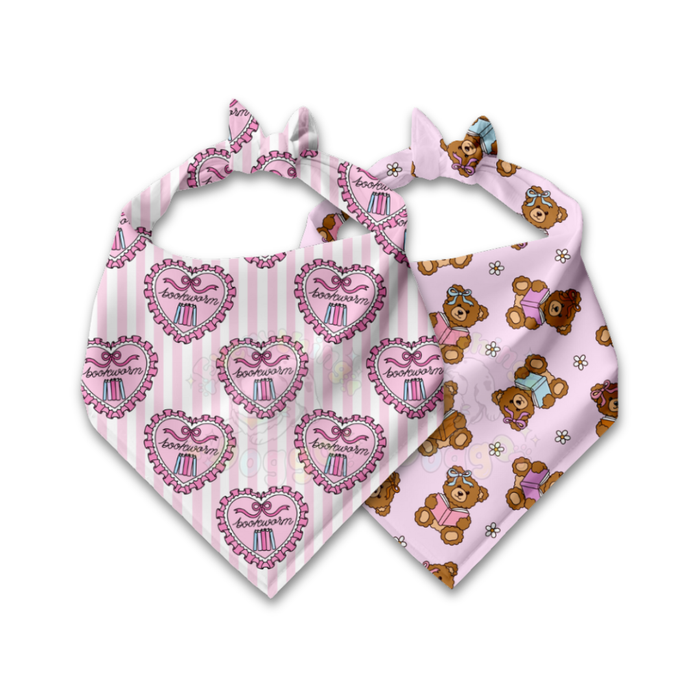 Bookworm Coquette - Bandana (Reversible)