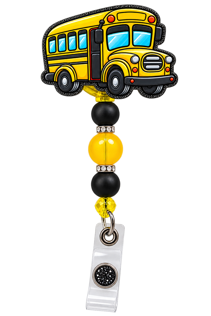 Bright Futures Ahead | School Bus Interchangeable Badge Reel & Topper Set