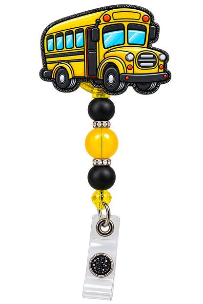 Bright Futures Ahead | School Bus Interchangeable Badge Reel & Topper Set