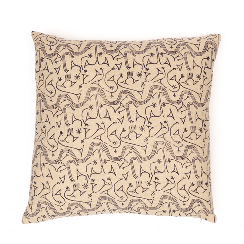 Cameroon Charcoal Decorative Pillow Cover