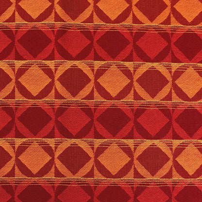 Celestial Red and Orange Luxury Throw Pillow - Plutus Brands