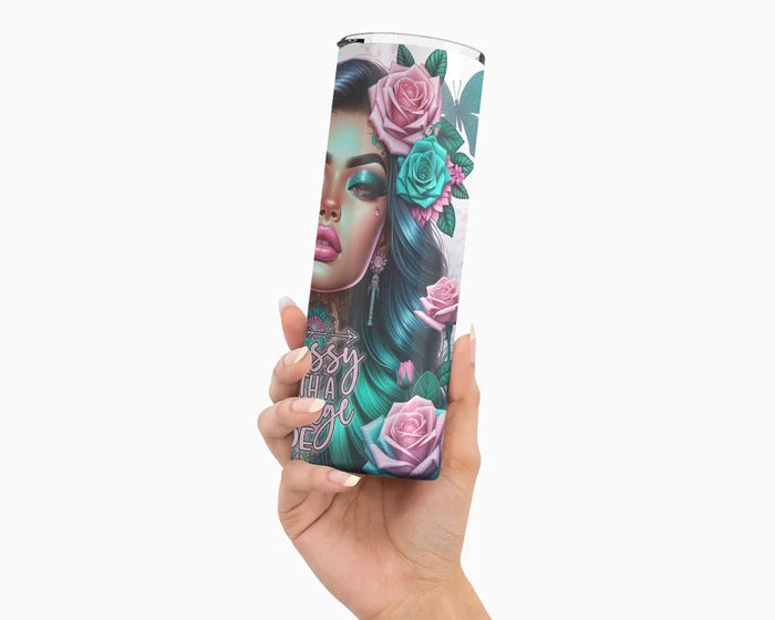Classy With A Savage Side | Sassy 20oz Tumbler | 1314 Creations