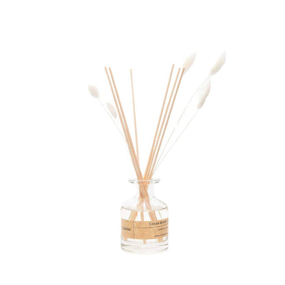 Cocoa Butter & Vanilla Reed Diffuser - Clear