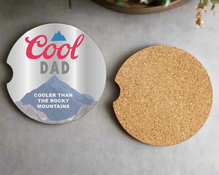 Cool Dad | Car Coaster Set