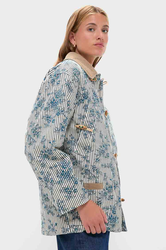 Cornflower Toile Barn Jacket